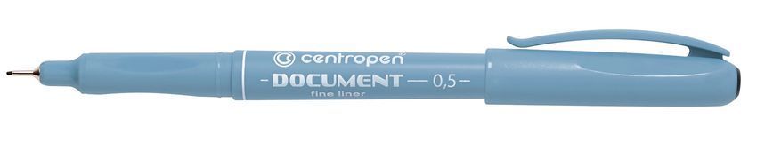 Лінер Centropen Document чорний 0,5 мм 2631/05, 01593 4431 фото