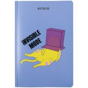 Блокнот А5+ 40 аркушів клітинка Kite Invisible mood K23-460-3, 65044 2072 фото