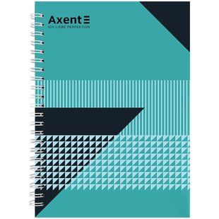 Блокнот А5 № 17 на спирали 96 листов клетка твердая обложка Axent 8032-17-A, 65328 2416 фото