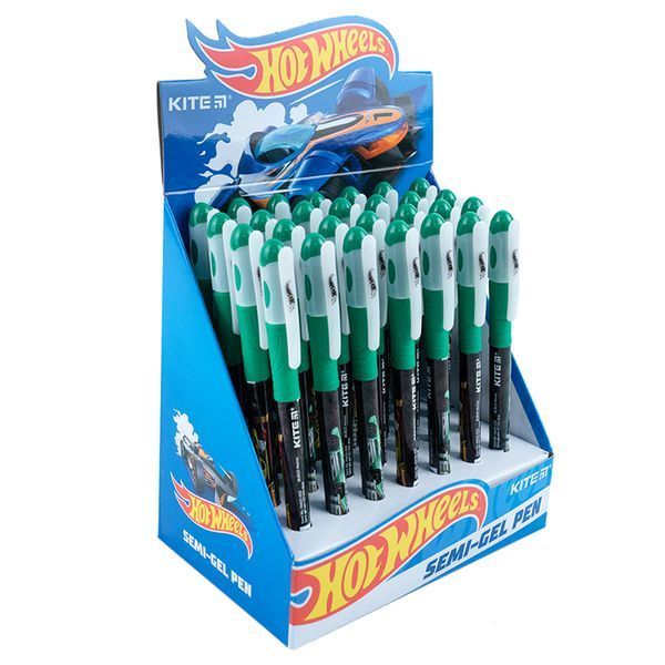 Ручка масляна синя 0,7 мм Kite Hot Wheels HW23-033, 64986 307 фото