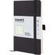 Книга записная А5 125х195 мм 96 листов клетка черная Partner Soft Skin Axent 8616-01-A, 60466 2410 фото 1