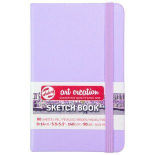 Блокнот для графики Talens Art Creation А6 140 г/м 80 листов Pastel Violet Royal Talens, 9314131 8294 фото
