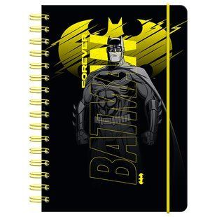 Блокнот A5 80 аркушів клітинка на спіралі тверда обкладинка Kite DC Comics DC24-190, 66825 6282 фото