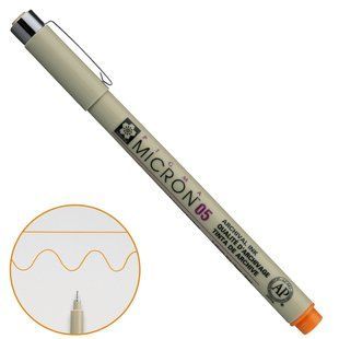 Линер оранжевый Sakura PIGMA Micron 0,45 мм XSDK05#5, 357815 6933 фото