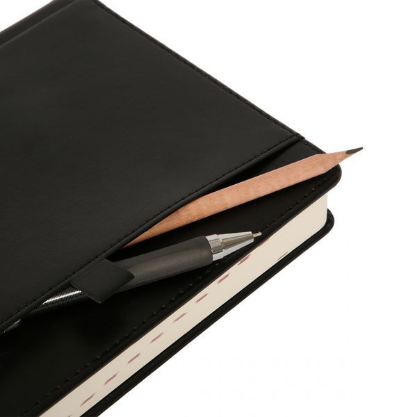 Щоденник А5 датований 2026 твердий 368 стор чорний Legacy Leo Planner, 252649 8863 фото