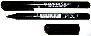 Маркер перманентный черный 1 мм Centropen 2846/01, 01333 4216 фото