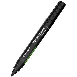 Маркер перманентный черный круглый Centropen 8566/01, 01849 4213 фото