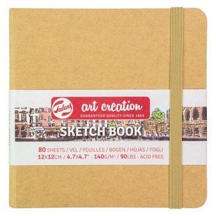 Блокнот для графіки Talens Art Creation 12х12 см 80 аркушів Kraft Royal Talens, 9314434 5229 фото