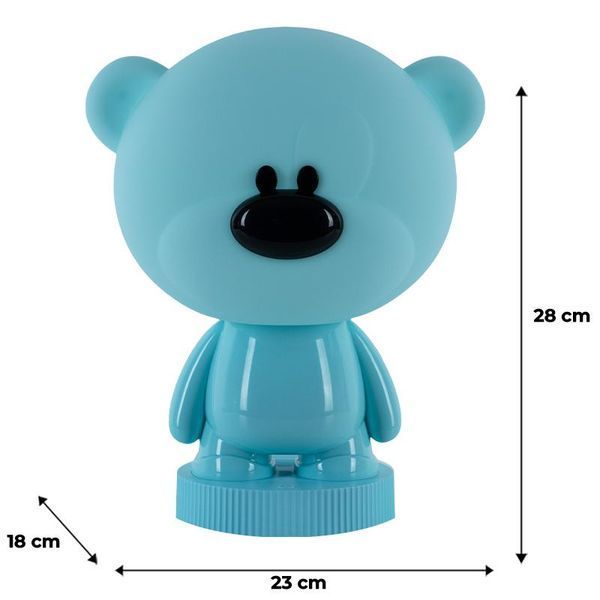 Світильник-нічник LED з акумулятором блакитний Bear Kite K24-490-2-3, 66331 5938 фото