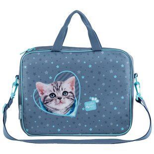 Сумка-портфель A4 текстильна 1 відділення Kite Studio Pets SP25-589-2, 69726 8135 фото