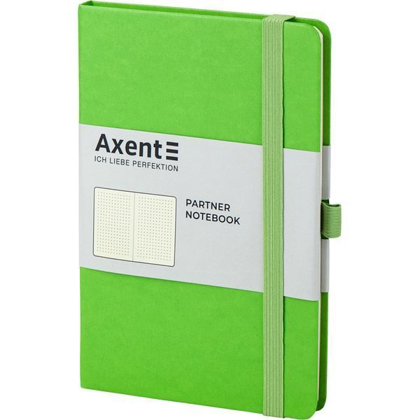 Книга записна А5 крапка 96 аркушів салатова Partner Axent 8306-09-A, 43104 7954 фото