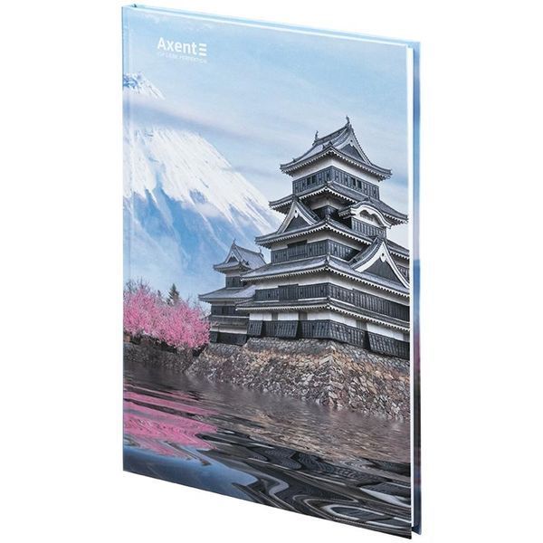 Книга записна А4 203х273 мм 96 аркушів клітинка тверда обкладинка Tokyo Axent 8425-7-А, 74018 9435 фото
