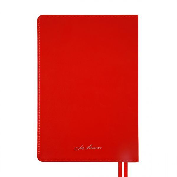 Щоденник А5 датований 2026 інтегральний червоний 368 стор Aldento Planner, 252671 8871 фото