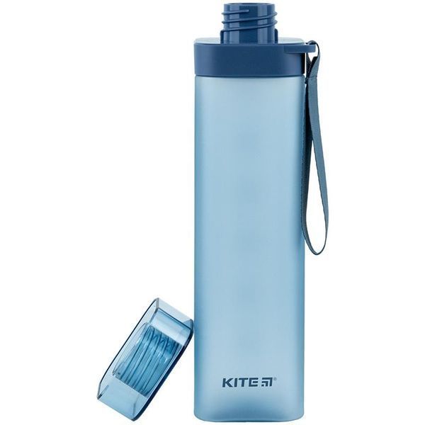 Пляшечка для води 700 мл квадратна синя Kite K24-1210-1, 68248 7086 фото