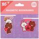 Закладки магнитные 2 штуки Line Friends Sweet heart YES, 708107 6891 фото 1