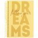 Блокнот А5 на спирали 120 листов клетка Dreams Axent 8464-4-А, 68774 7553 фото 1