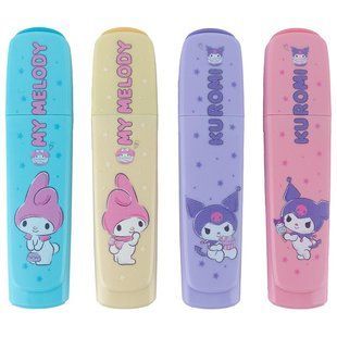 Набор маркеров текстовых клиновидных 4 цвета Highlighter Kite Kuromi HK24-444, 66635 6245 фото